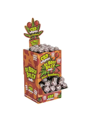 Чупа-чупс Bubbly Billy Buds CBD Sour Raspberry (10мг) 1шт Фото 1 Чупа-чупс Bubbly Billy Buds CBD Sour Raspberry (10мг) 1шт Фото 2