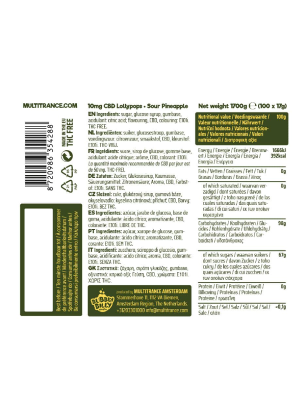 Чупа-чупс Bubbly Billy Buds CBD Sour Pineapple (10мг) 1шт Фото 3 Чупа-чупс Bubbly Billy Buds CBD Sour Pineapple (10мг) 1шт Фото 3