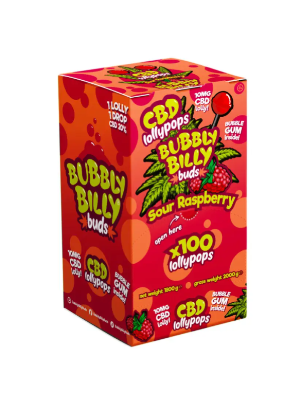 Чупа-чупс Bubbly Billy Buds CBD Sour Raspberry (10мг) 1шт Фото 2 Чупа-чупс Bubbly Billy Buds CBD Sour Raspberry (10мг) 1шт Фото 2