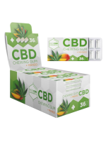 Жевательная резинка MediCBD со вкусом манго, каннабиса и КБД (36мг) Фото 1