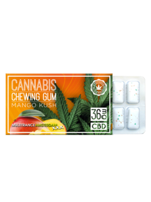 Жевательная резинка HaZe Cannabis из манго и CBD (36мг) Фото 2