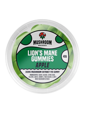 Жевательные конфеты Lion's Mane Gummies Яблоко – для умственного заряда (200мг) Фото 1