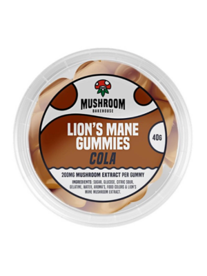 Жевательные конфеты Lion's Mane Gummies Cola - бустер для концентрации (200мг) Фото 1