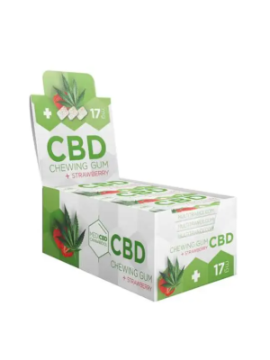 Жевательные резинки MediCBD со вкусом клубники (17мг) Фото 1