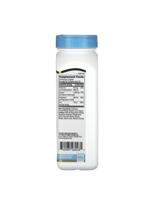 21st Century Calcium Magnesium Zinc +D3 - calcium magnesium zinc with vitamin D3, 250 tablets Фото 2