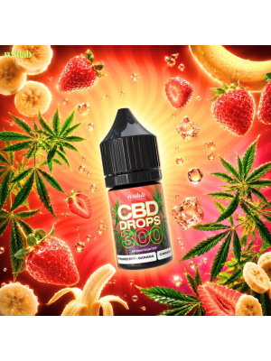 CBD Drops 300 mg Strawberry+Banana Фото 2