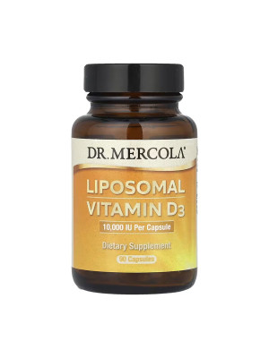Dr. Mercola Liposomal Vitamin D3 - ліпосомальний вітамін D3 10000 МО, 90 капсул Фото 2