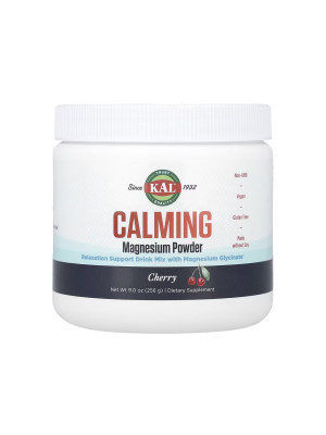 KAL CALMING Magnesium – глицинат магния порошок со вкусом вишни, 256 г Фото 2