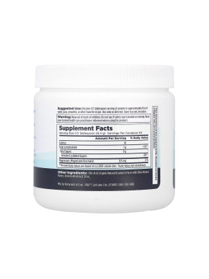 KAL CALMING Magnesium Powder – глицинат магния порошок для расслабления, 256 г (Монахиня) Фото 2
