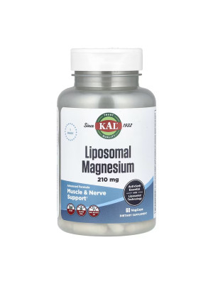KAL Liposomal Magnesium ActivSorb – липосомный магний 210 мг, 60 капсул Фото 2