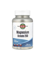 KAL Magnesium Orotate 200mg – магний оротат, 120 веганских капсул. Фото 1