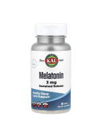 KAL Melatonin 3mg – мелатонин с витамином B6 для сна, 60 таблеток Фото 1