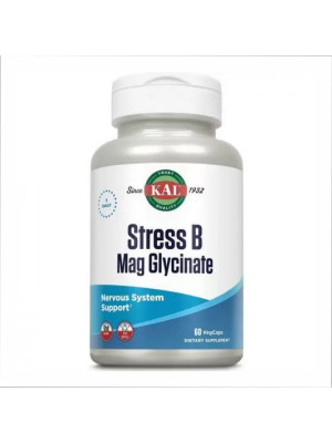 KAL Stress B Magnesium Glycinate - 60 vcaps Фото 1