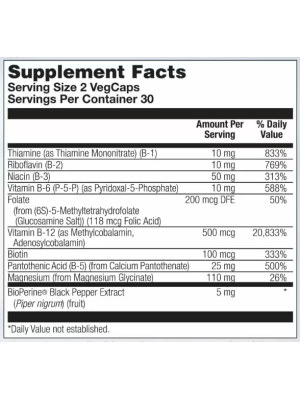 KAL Stress B Magnesium Glycinate - 60 vcaps Фото 2
