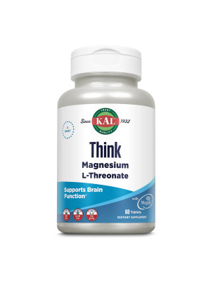 KAL Think Magnesium L-Threonate – магний л-треонат Magtein®, 60 таблеток Фото 2