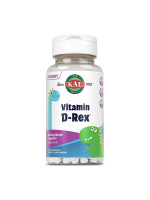 KAL Vitamin D-Rex Витамин D3 для детей - жевательные таблетки со вкусом жевательной резинки, 90 шт Фото 1