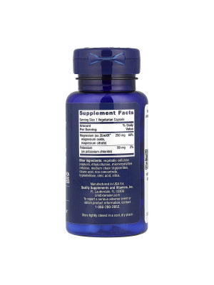 Life Extension Potassium with Extend-Release Magnesium – калий с магнием пролонгированного высвобождения, 60 растительных капсул Фото 2