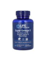Life Extension Super Omega-3 EPA/DHA Fish Oil Sesame Lignans & Olive Extract – омега-3 рыбий жир с лигнанами кунжута и экстрактом масла, 60 капсул Фото 1