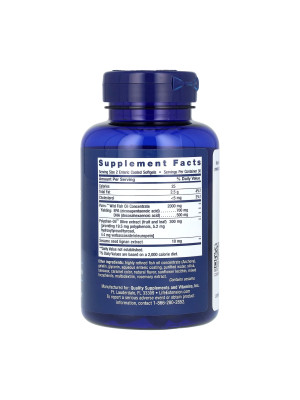 Life Extension Super Omega-3 EPA/DHA Fish Oil Sesame Lignans & Olive Extract – омега-3 рыбий жир с лигнанами кунжута и экстрактом масла, 60 капсул Фото 2