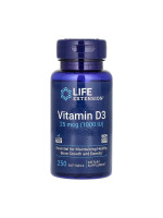 Life Extension Vitamin D3 1000 МЕ (25 мкг) – витамин D3 холекальциферол, 250 капсул Фото 1