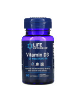 Life Extension Vitamin D3 125 mcg (5000 IU) – витамин D3 холекальциферол, 60 капсул Фото 1