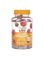 Lifeable Calcium Magnesium + Vitamin D Kids - Calcium, Magnesium and Vitamin D3 for Children, Chewable Candies, 90 pcs Фото 1