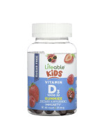 Lifeable Vitamin D Kids Sugar Free - Вітамін D3 для дітей без цукру, 60 жувальних цукерок Фото 1