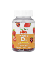 Lifeable Vitamin D Kids - Вітамін D3 для дітей, жувальні цукерки, 60 шт Фото 1