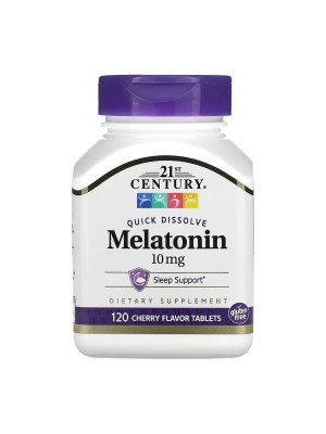 Melatonin 10 mg Quick Dissolve - 120 tab. Фото 1