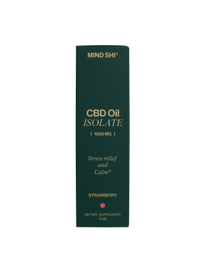 Mind Shi CBD Oil Isolate 1000 mg Strawberry - CBD масло изолят с клубничным вкусом, 10 мл Фото 2