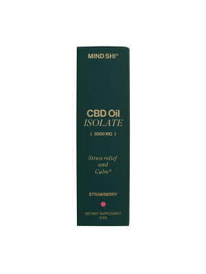 Mind Shi CBD Oil Isolate 3000 mg Strawberry - CBD масло изолят с клубникой, 10 мл Фото 2