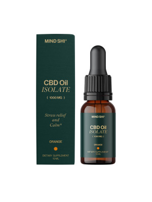 Mind Shi CBD Oil Isolate Orange - CBD масло изолят 1000 мг, 10 мл Фото 2