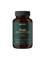 Mind Shi Chaga Mushroom – экстракт гриба чага 1000 мг, 60 веганских капсул Фото 1