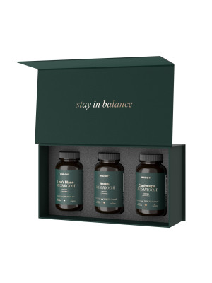 MIND SHI Mushroom Premium Box - комплекс функціональних грибів їжовик гребінчастий, рейші, кордицепс Фото 2