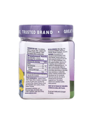 NATROL Kids Melatonin 1mg - Мелатонин для детей жевательные конфеты, 60 штук Фото 2