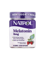 NATROL Melatonin 5mg - жевательные конфеты с мелатонином со вкусом клубники, 90 шт. Фото 1