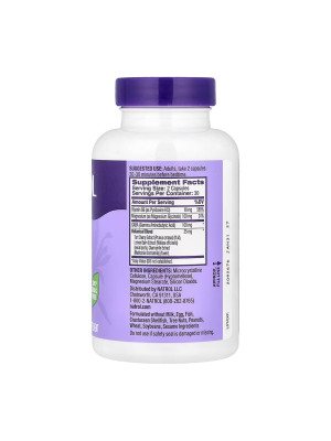 NATROL Sleep & Restore Melatonin Free – капсулы для сна без мелатонина с магнием глицинатом и ГАМК, 60 капс Фото 2