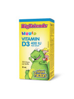Natural Factors BigFriends Liquid Vitamin D3 - Жидкий витамин D3 400 МЕ для детей и взрослых, 15 мл Фото 1