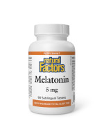Natural Factors Melatonin – Мелатонин 5 мг, 90 таблеток Фото 1