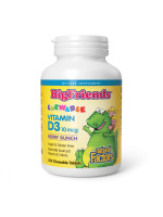 Natural Factors Vitamin D3 400 МЕ – жевательный витамин D3 для детей, 250 таблеток Фото 1