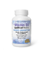 Natural Factors Vitamin D3 LipoMicel Matrix - vitamin D3 with increased bioavailability, 90 capsules Фото 1