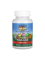 Nature's Plus Kids Animal Parade DHA Omega-3 – детская омега-3 ДГК, жевательные таблетки, 90 табл Фото 1