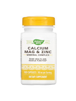 Nature's Way Calcium-Magnesium-Zinc – комплекс кальций магний цинк, 100 капсул Фото 1
