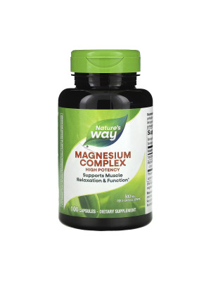 Nature's Way Magnesium Complex – комплекс магния, 100 капсул Фото 2