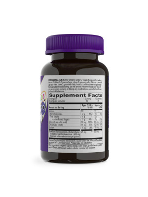 Nature's Way Sambucus Kids Immune Gummy - Детские жевательные конфеты с черной бузиной, витамином C и цинком, 40 шт Фото 2