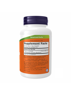 Now Foods Cordyceps 750 mg - 90 vcaps Фото 2