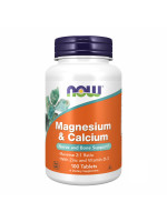 Now Foods Magnesium & Calcium 2:1 Ratio – комплекс магния и кальция с цинком и витамином D3, 100 таблеток Фото 1