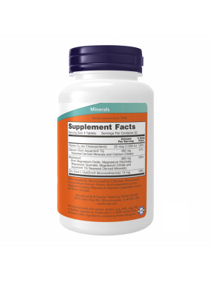 Now Foods Magnesium & Calcium 2:1 Ratio – комплекс магния и кальция с цинком и витамином D3, 100 таблеток Фото 2