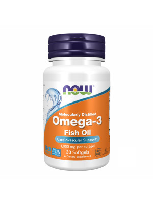 Now Foods Omega-3 1000mg - 30 sgels Фото 1
