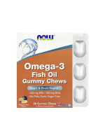 Now Foods Omega-3 Fish Oil - Омега-3 из рыбьего жира, жевательные конфеты, 36 шт Фото 1